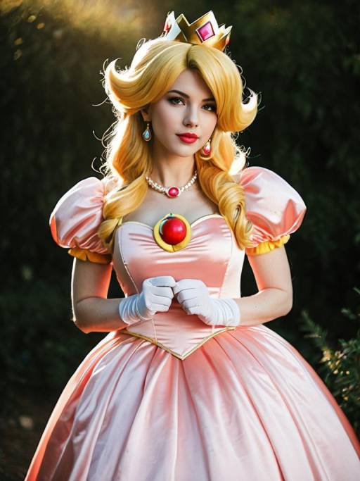 Realistic Princess Peach Cosplay Photo