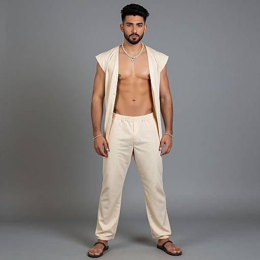 Man in Harem Pants Costume