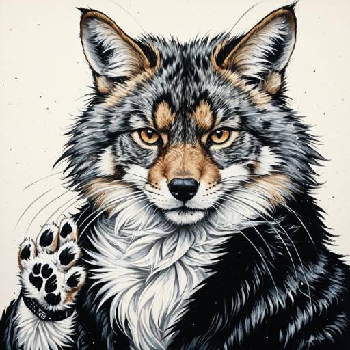 Furry Male Self-Portrait Illustration