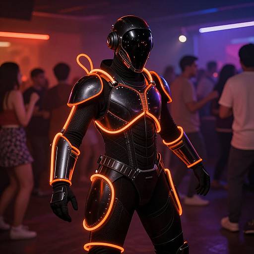 Futuristic Jager Bomb Neon Armor