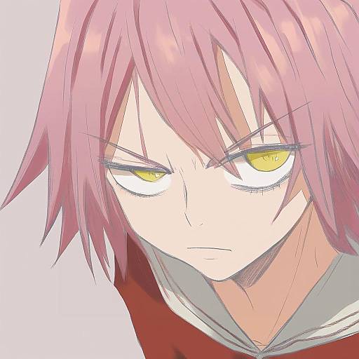 Illustration of Haruhara haruko, flcl in the style of Efukei