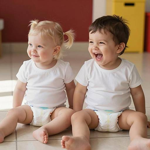 Joyful Moments of Young Companions