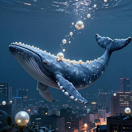 City Inside a Slumbering Whale