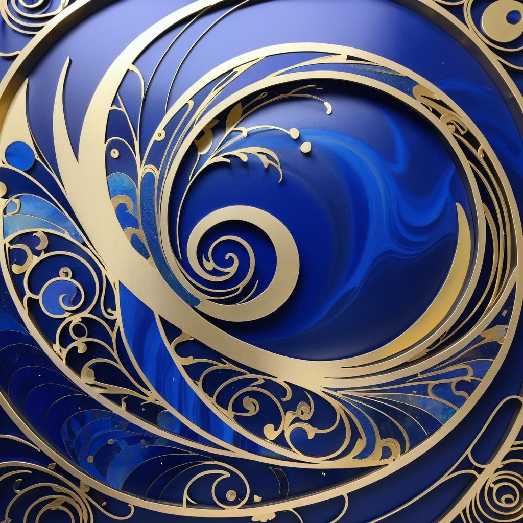 Dynamic Kinetic Art Nouveau Design