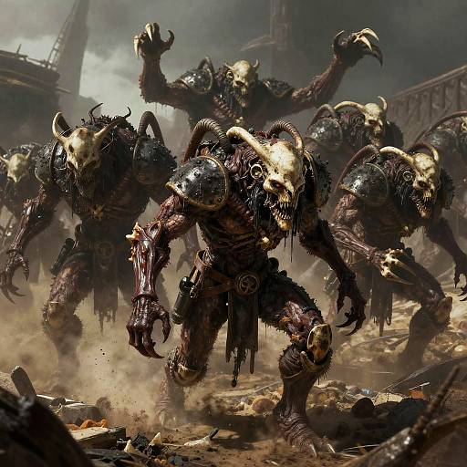 Chaos Daemon Horde Cinematic Illustration