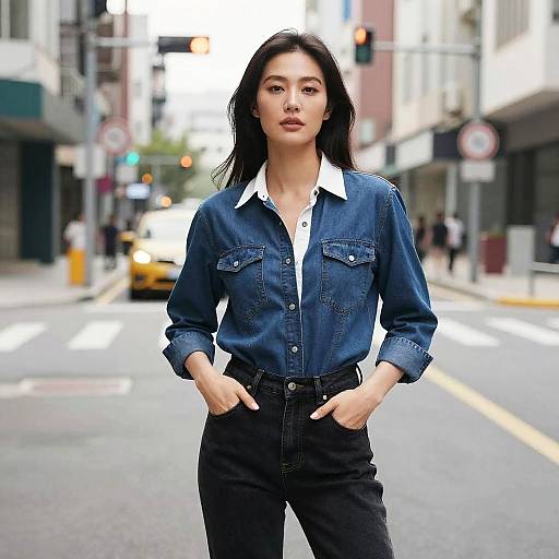 Confident Street-Style Fashion Portrait