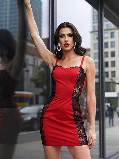 Bold Street-Style Portrait of Trans Woman