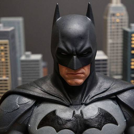 Hyperrealistic Batman Action Figure Diorama