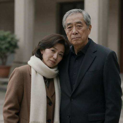 Intimate Portrait of an Elderly Couple