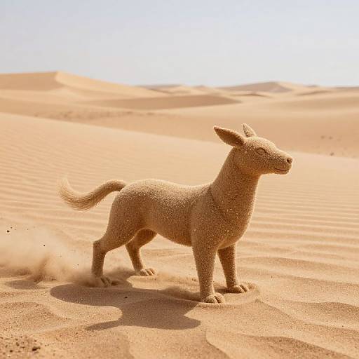 Whimsical Desert Sand Creatures