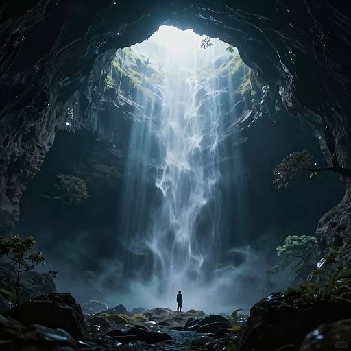 Ethereal Journey Through Inverted Earth