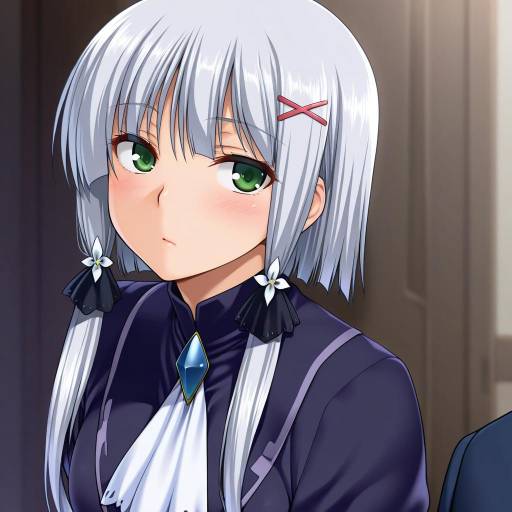 Illustration of Aizawa sakuya, hayate no gotoku! in the style of Namidame