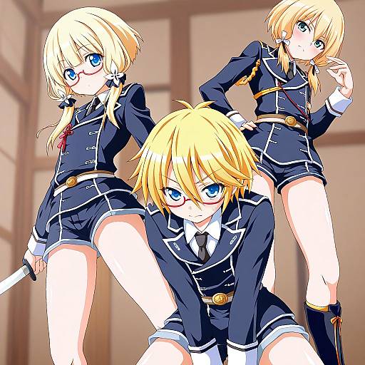 Illustration of Hakata toushirou, touken ranbu in the style of Kagerou (kers)