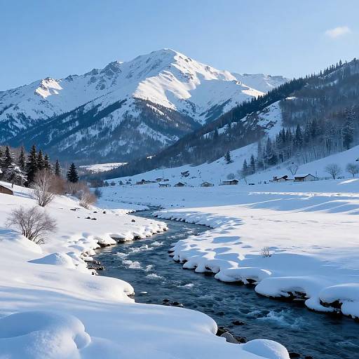 Melodic Frozen Mountains and Rivers