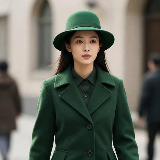 Woman in Riddler Costume