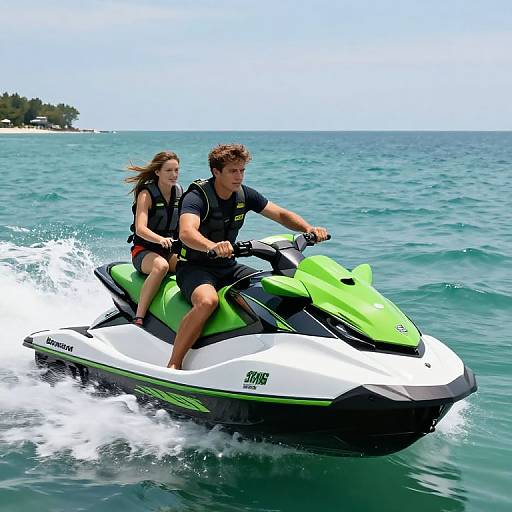 Jet Ski Adventure on Turquoise Waters