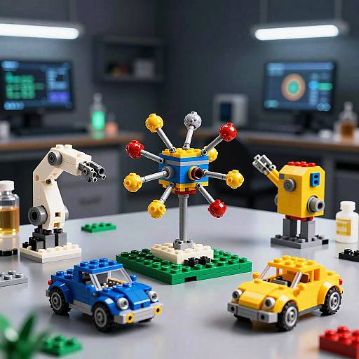 AI Lego Creations in Tech Lab