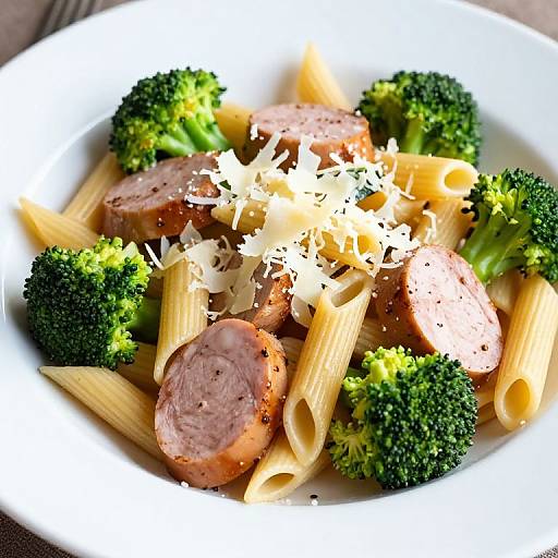 Fall-Inspired Penne with Broccoli and Sausage