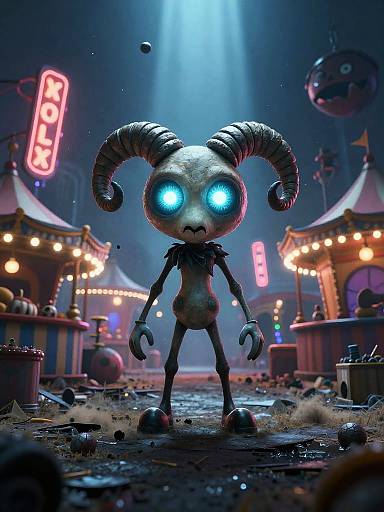 Spooky Ram in Ruined Carnival