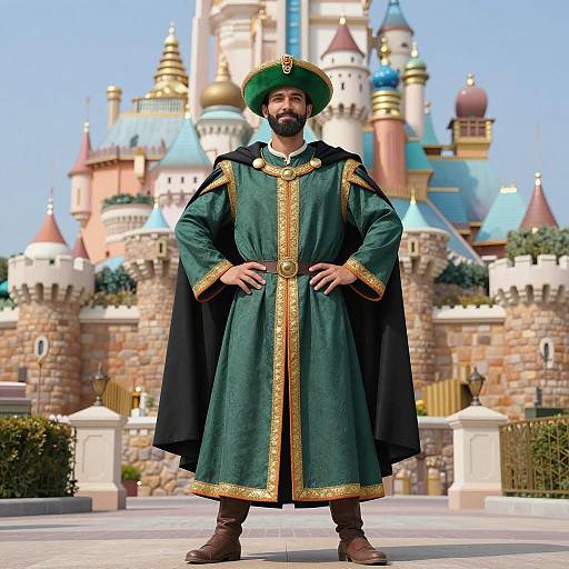 Photorealistic Adult Medieval King Costume