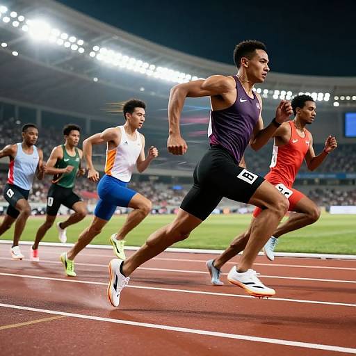 Adizero Shoes Sprinting Action