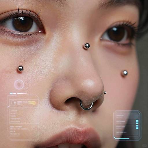 Augmented Reality Nose Piercing Simulator