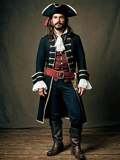 Adult Sebastian Pirate Costume