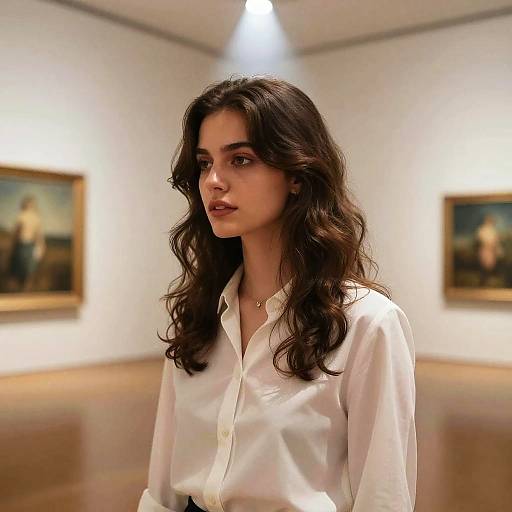 Wavy Blowout Fashion Editorial Look