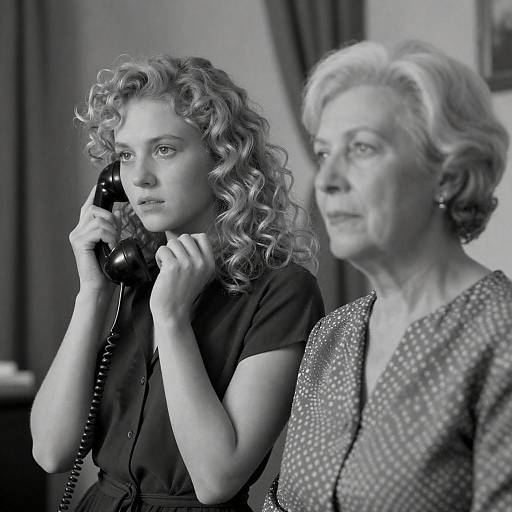 Captivating Vintage Black-and-White Portrait