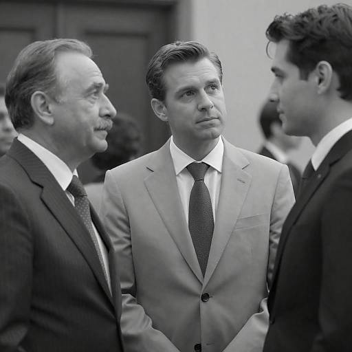 Three Men in Suits Portrait Photography