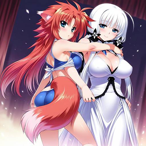 Illustration of Arf, lyrical nanoha in the style of Koume keito