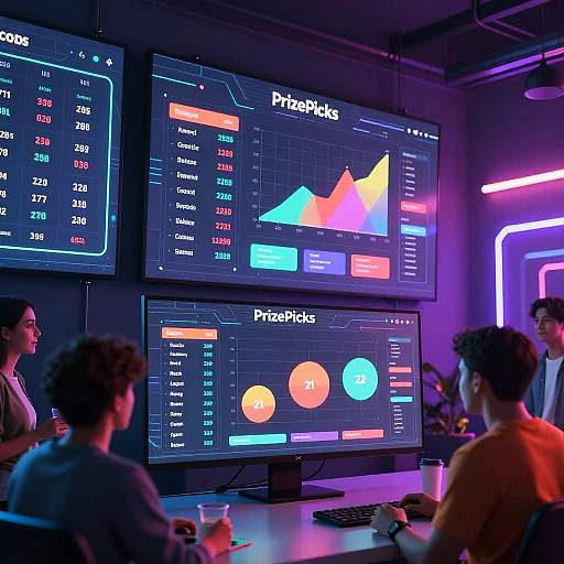 Futuristic Sports Prediction Interface