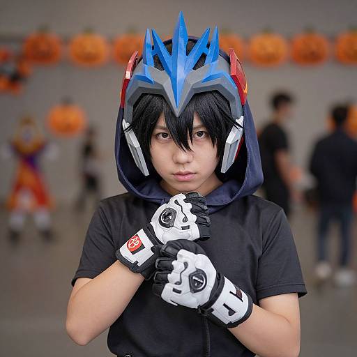 Beyblade Halloween Costume Portrait