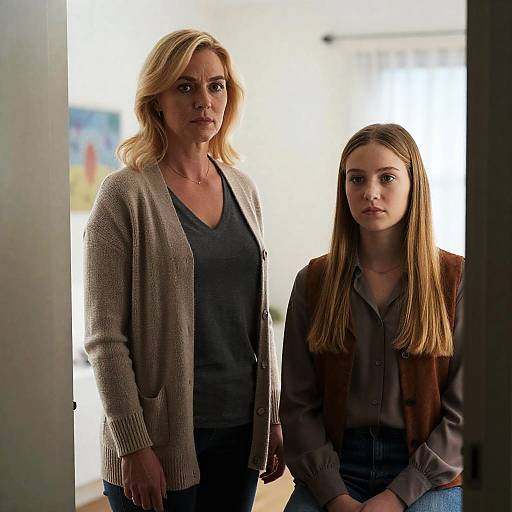 Capturing Moments: Women in Doorway