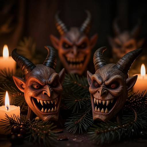 Krampus Evil Toys Close-Up Scene