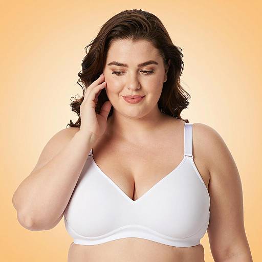 Elegant Plus-Sized Model Portrait