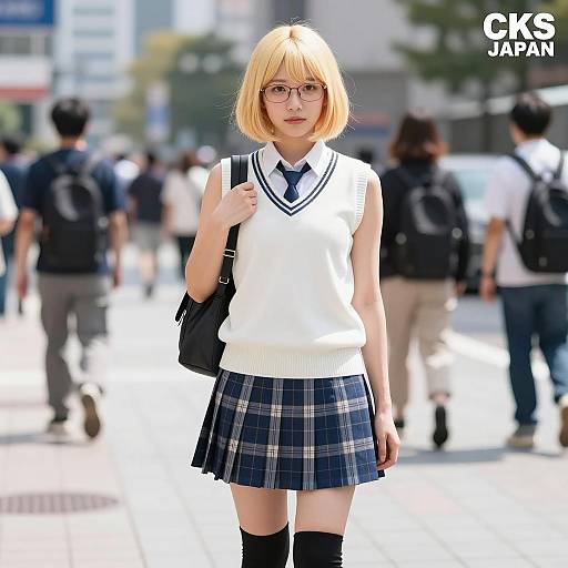 Casual Urban Portrait of Asian Woman