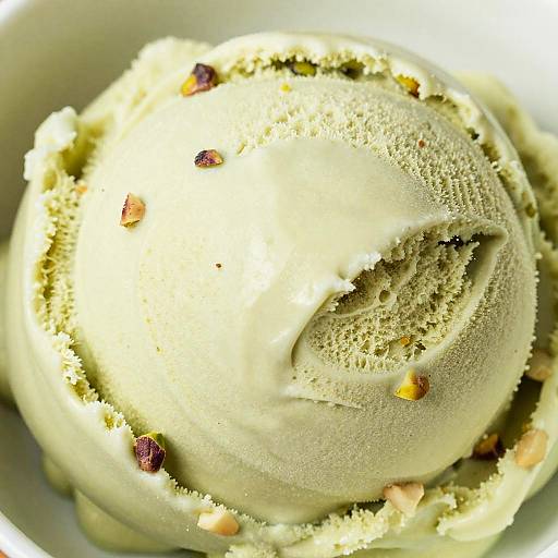 Creamy Pistachio Ice Cream Macro