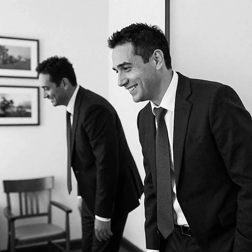 Portrait of Two Men in a Room