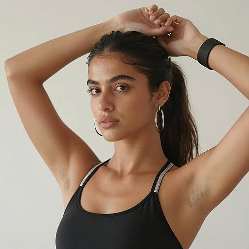 Portrait of a Stylish Woman in Action