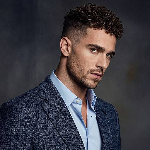 High-Fashion European Man Editorial