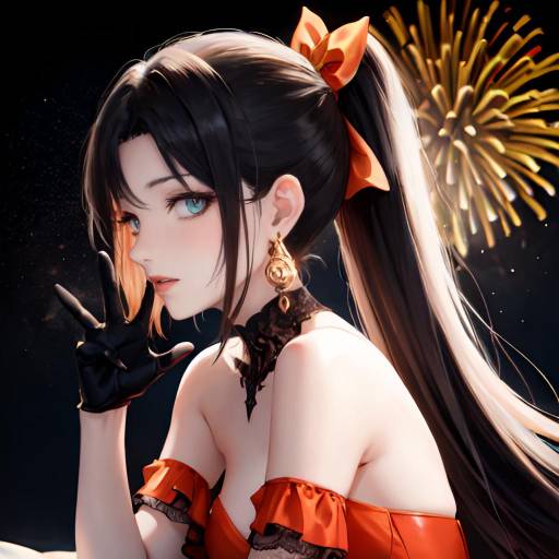 Enchanting Portrait of Rin Tohsaka