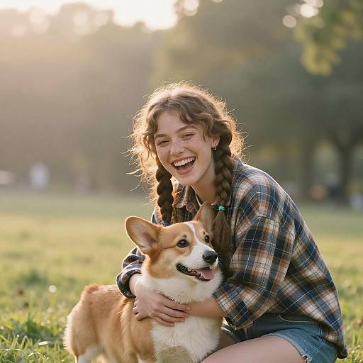 Joyful Morning Moments with a Corgi
