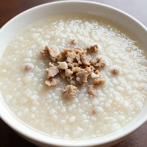 Congee with Minced Pork Bowl