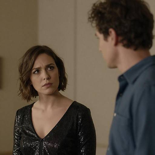 Intense Connection in Dim Lighting