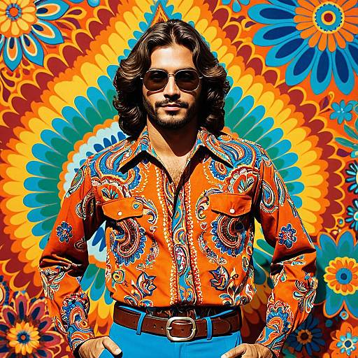 Retro Vibes: Groovy Attire and Bright Colors
