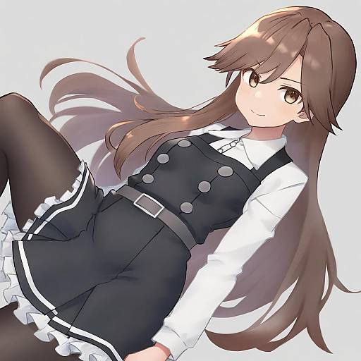 Illustration of Arashio kai ni (kancolle), kantai collection in the style of Try (lsc)