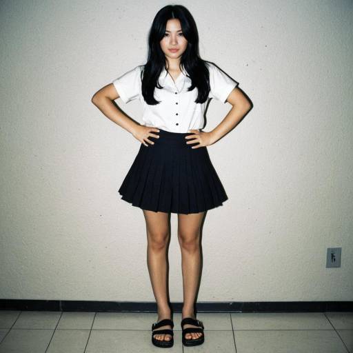 Realistic Solo Girl in Skirt Costume