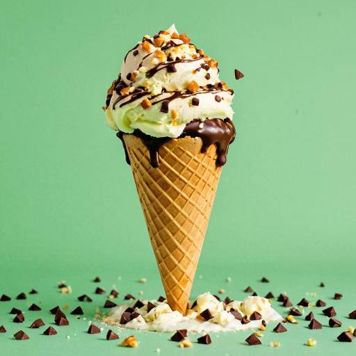 Delicious Caramel Ice Cream Delight