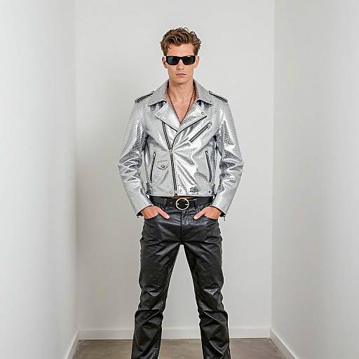 Stylish Disco-Themed Outfit for Men
